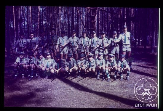 1982-07 Jezioro Zdrojno k. Osiecznej - Obóz Szczepu Puszcza z Niepołomic nr 004.jpg