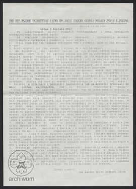 1991-04-14 ZHR Gdynia, List Jacka Zauchy do Ewy Urbańczyk ws wyjazdu delegacji ZHP na Litwie na jamboree do Anglii.jpg