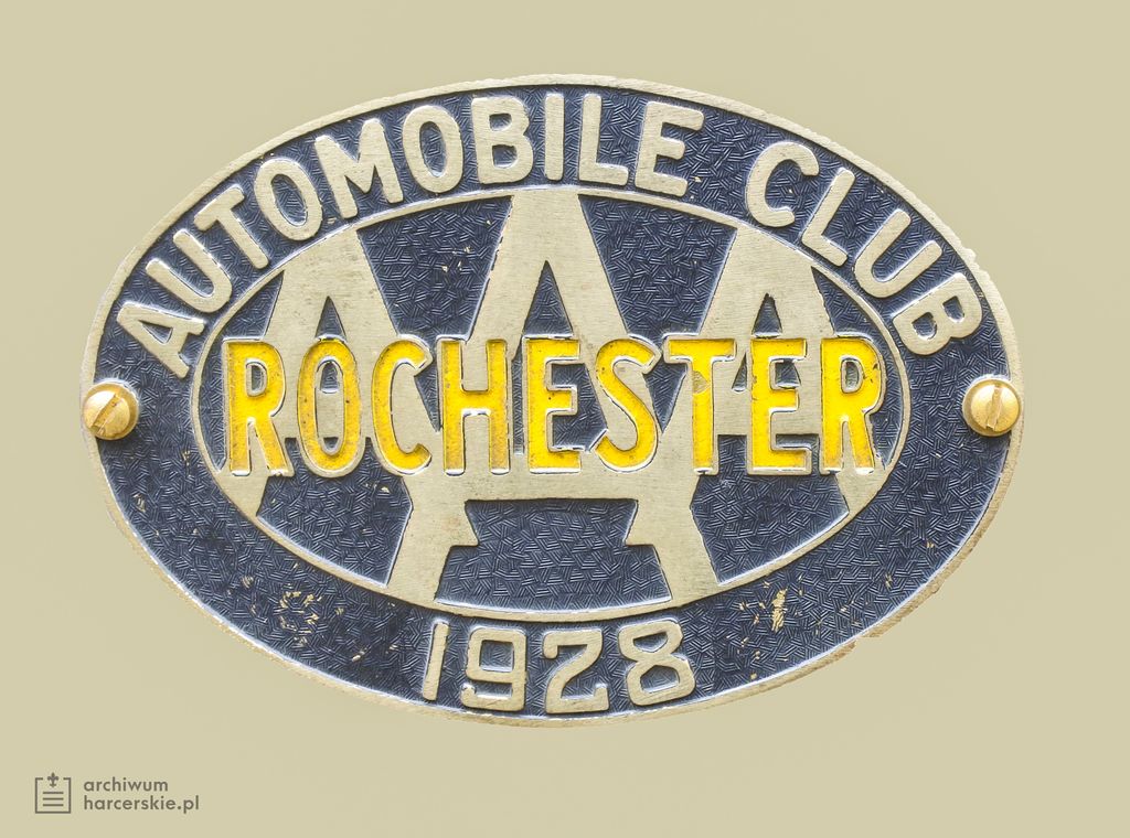 Plik:1926 28 Jerzy Jeliński podróż dookoła świata odznaki automobilowe Rochester.jpg