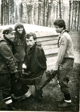 1984 Bieg harcerski drużyn Gromady Szarotka. Szarotka069 fot. J.Kaszuba.jpg
