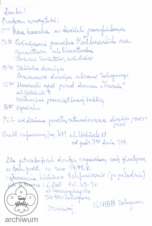 Plik:1981-10-24 Zakopane rekopis programu odsloniecia pomnika Malkowskich.jpg