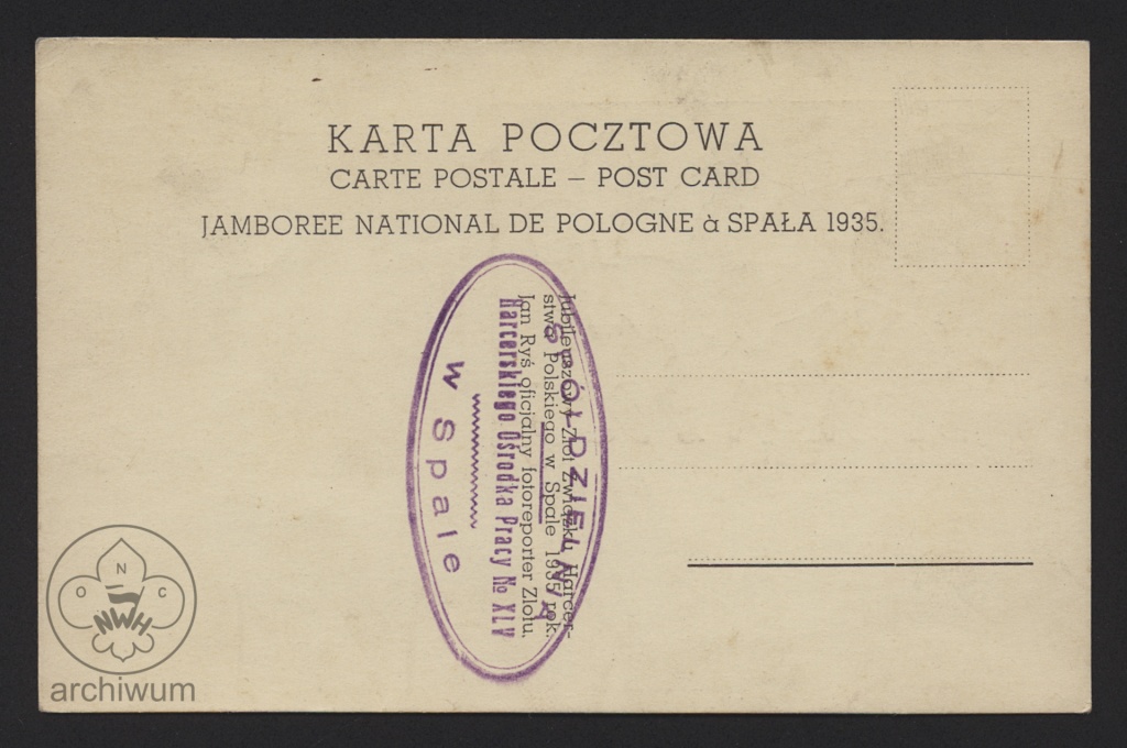 Plik:1935 Spała Zlot karta pocztowa 002.jpg