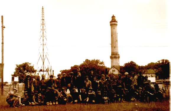 1966-69 Obóz wędrowny Wyspa Wolin, Szczecin. Watra 025 fot. Z.Żochowski.jpg