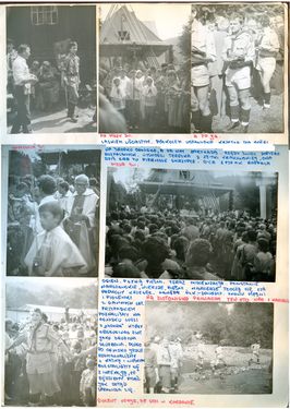 1984 Szczawa. Zlot byłych partyzantów AK z udziałem harcerzy. Szarotka039 fot. J.Kaszuba.jpg