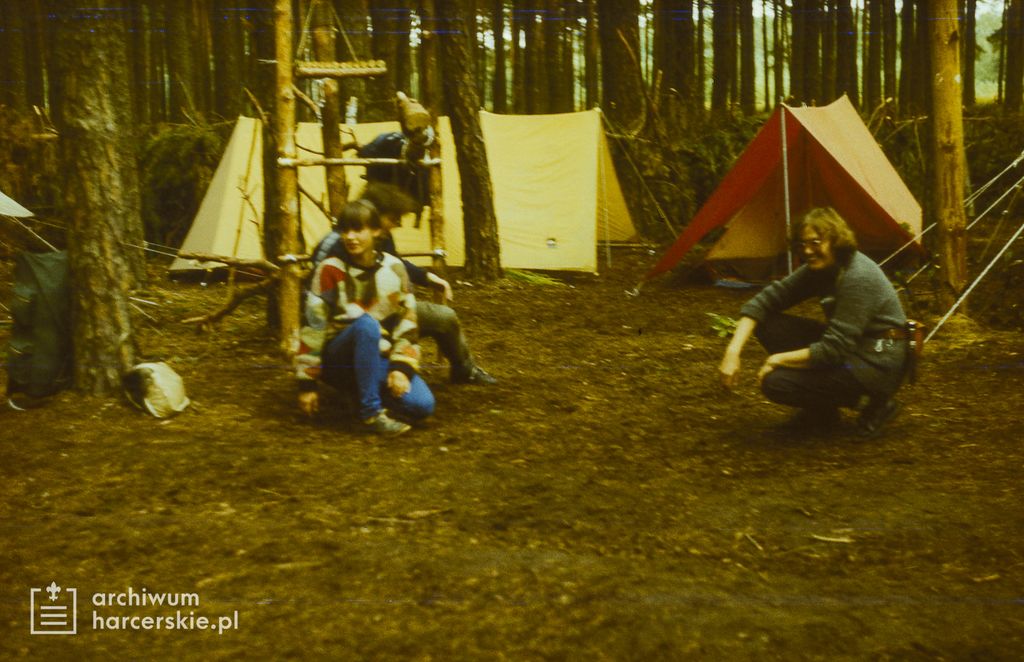 Plik:1986-07 Miały. Puszcza Notecka. Obóz Rezerwat. Szarotka 096 fot. J.Kaszuba.jpg