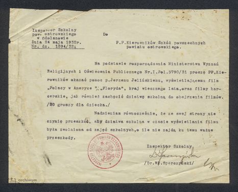 1932-05-24 Odolanów Inspektor szkolny 001.jpg