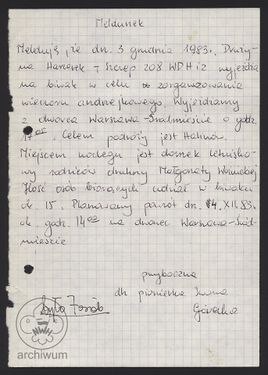 1983-12-03 Meldunek o wyjeździe na biwak do Halinowa.jpg