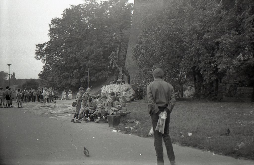 Plik:1983 Lipowa Zimnik. Obóz Puszcza II. Szarotka106 fot. J.Kaszuba.jpg