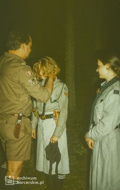 1991-07 Obóz Avalon. jez. Czyste. Poj.Kaszubskie. Szarotka 099 fot. J.Kaszuba.jpg