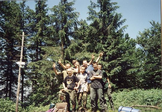 1996 Obóz wędrowny Gorce. 22 GDH. Szarotka020 fot. A.Kamiński.jpg