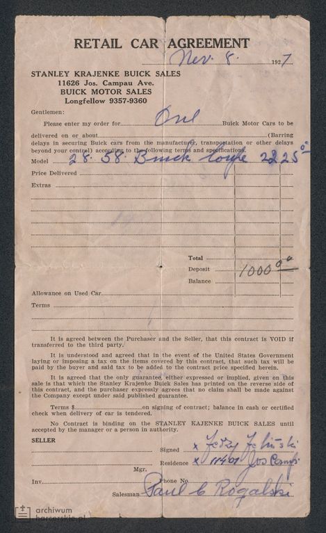 Plik:1927-11-08 Detroit Buick Retail Car Agreement 001.jpg