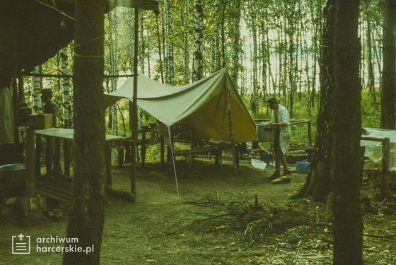 1987-07 Sąpy. jez.Jeziorak.Obóz Gniazdo. Szarotka 054 fot. J.Kaszuba.jpg