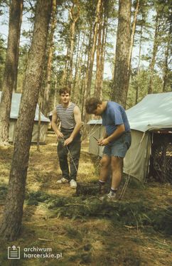 1991-07 Obóz Avalon. jez. Czyste. Poj.Kaszubskie. Szarotka 024 fot. J.Kaszuba.jpg
