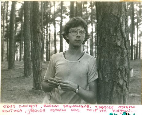 1986-07 Miały. Puszcza Notecka. Obóz Rezerwat. Szarotka 260 fot. J.Kaszuba.jpg