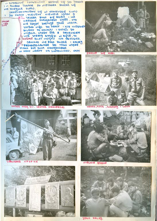 Plik:1984 Szczawa. Zlot byłych partyzantów AK z udziałem harcerzy. Szarotka029 fot. J.Kaszuba.jpg