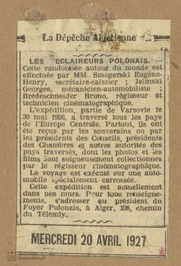 1927-04-20 Algieria La Depeche Algerienne.jpg