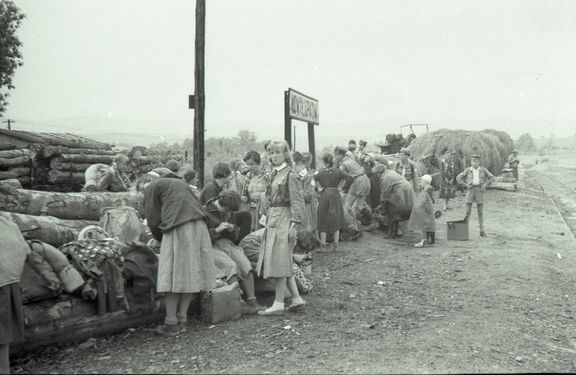 1957-58 Obóz stały w Bieszczadach. Watra 175 fot. Z.Żochowski.jpg