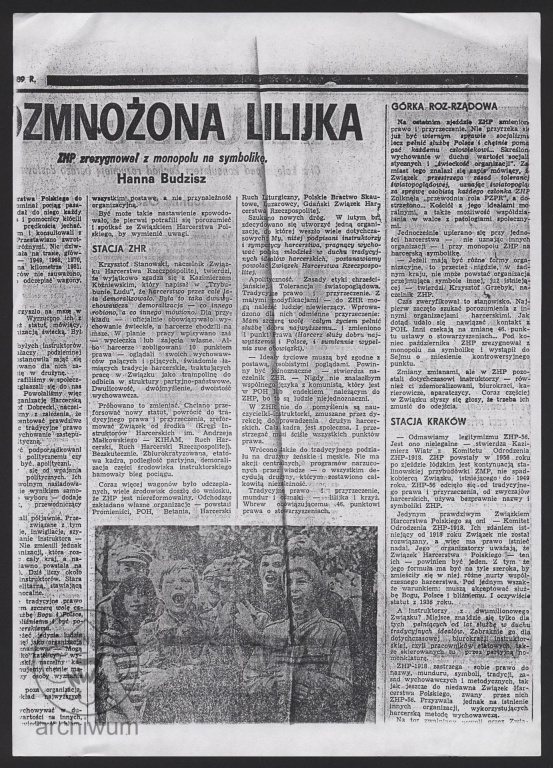 Plik:Wycinek prasowy 1989 Rozmnożona lilijka.jpg