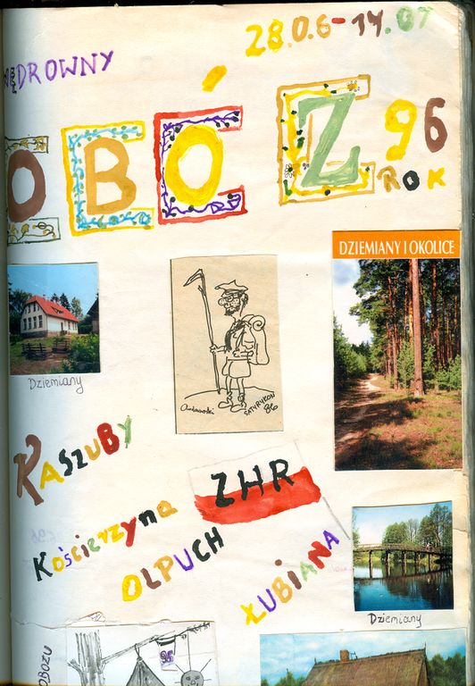 Plik:1996 Obóz wędrowny 95 GDH. Kaszuby. Szarotka009 fot. P i J. Ojowscy.jpg