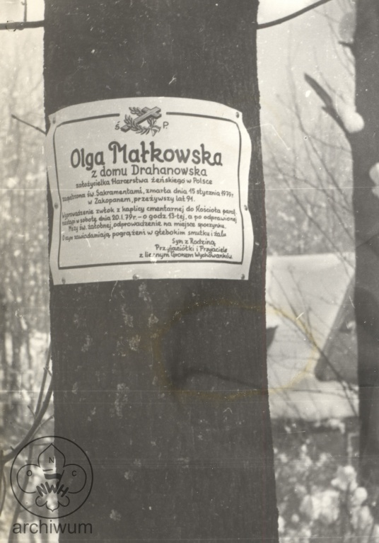 Plik:1979-01-20 Zakopane Pogrzeb Olgi Małkowskiej - zdjęcia przyslane z Mesznej (Bielsko Biała) 07.jpg