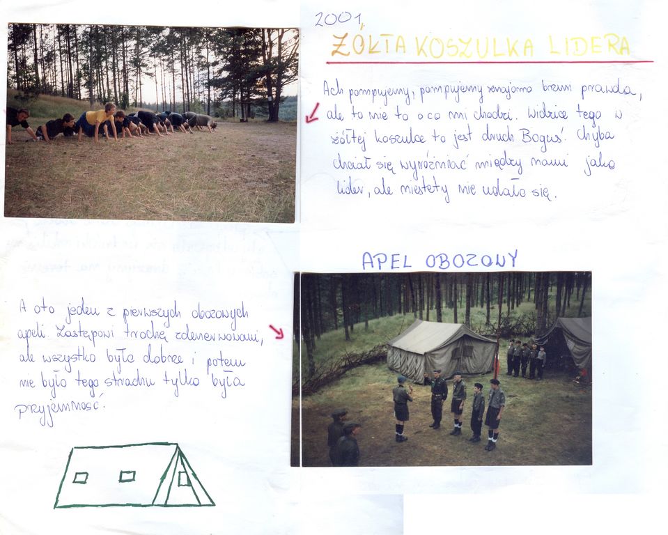 Plik:2001 Trzebuń. Obóz stały 95 GDH. Szarotka001 fot. P. i J. Ojowscy.jpg