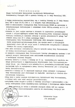 1982-07-04 Wroclaw Oswiadczenie KIHAM Choragwi Wroclawskiej ws uchwaly RN ZHP nr 31 rozwiazujacej RP KIHAM.jpg