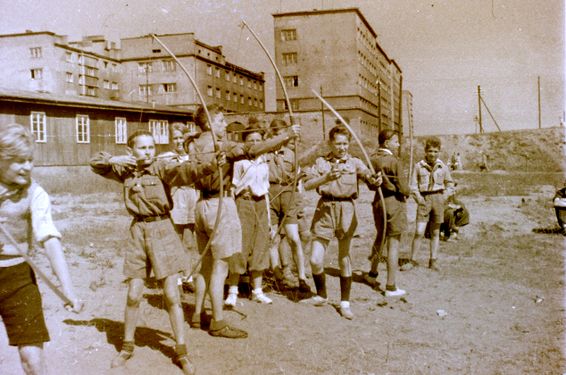 1956-59 Gdynia. Zawody łucznicze. Watra 010 fot. Z.Żochowski.jpg