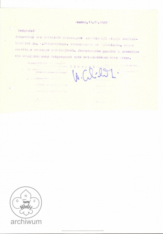 Plik:1980-11-11 Poznań pismo ws przesłania materiałów nt. porozumienia KIHAM.jpg