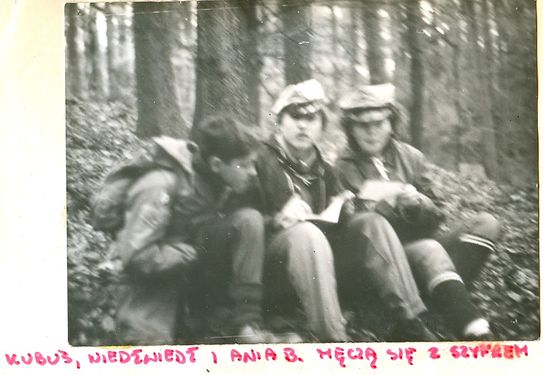 1984 Bieg harcerski drużyn Gromady Szarotka. Szarotka063 fot. J.Kaszuba.jpg