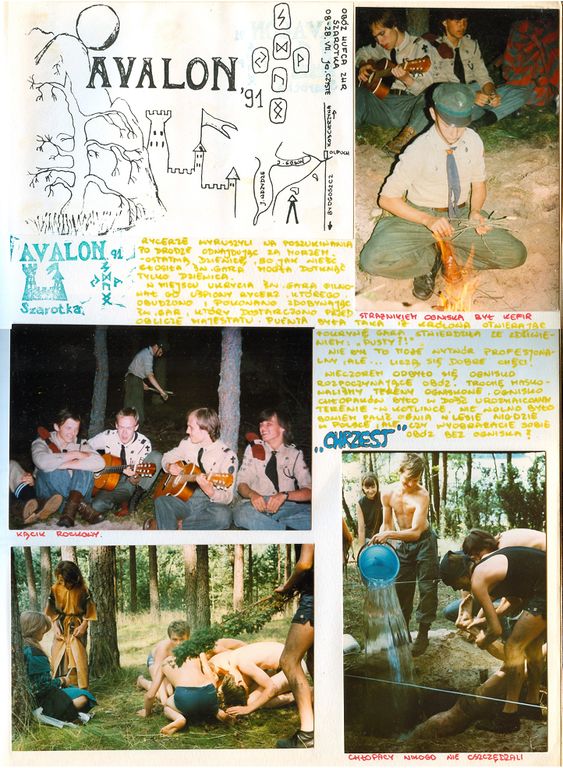 Plik:1991 Obóz Avalon. Jez. Czyste. Szarotka 134 fot. J.Kaszuba.jpg