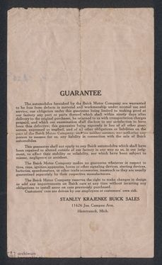 1927-11-08 Detroit Buick Retail Car Agreement 002.jpg