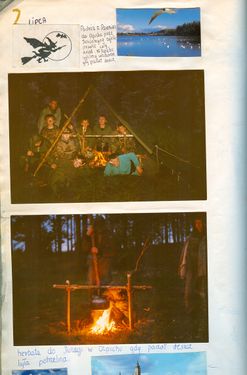 1996 Obóz wędrowny 95 GDH. Kaszuby. Szarotka024 fot. P i J. Ojowscy.jpg